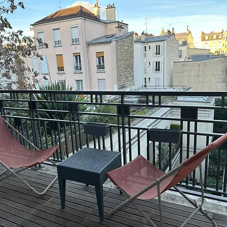 2 Pieces 57m2 Terrasse Sur Cour Proche Paris Porte Maillot * Levallois-Perret